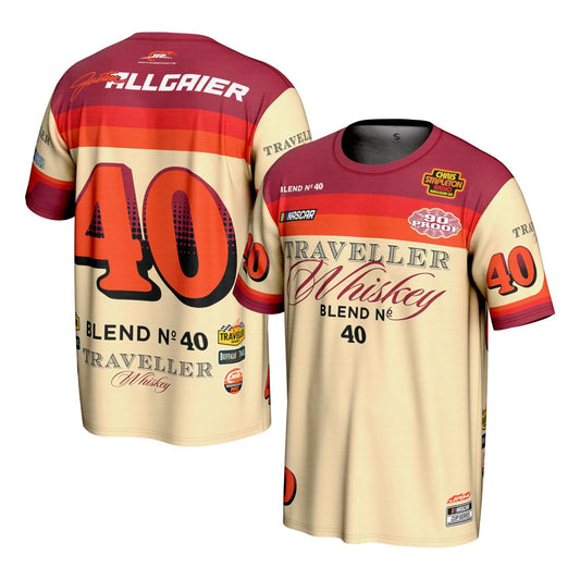 Justin Allgaier #40 Traveller Whiskey Sublimated T-shirt
