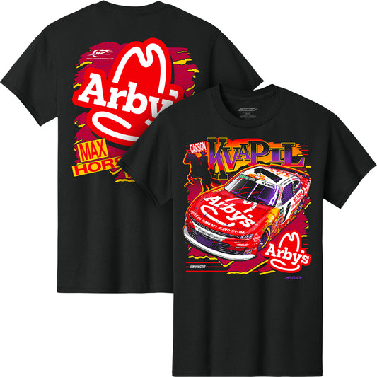 Carson Kvapil #1 Arby's Black T-shirt