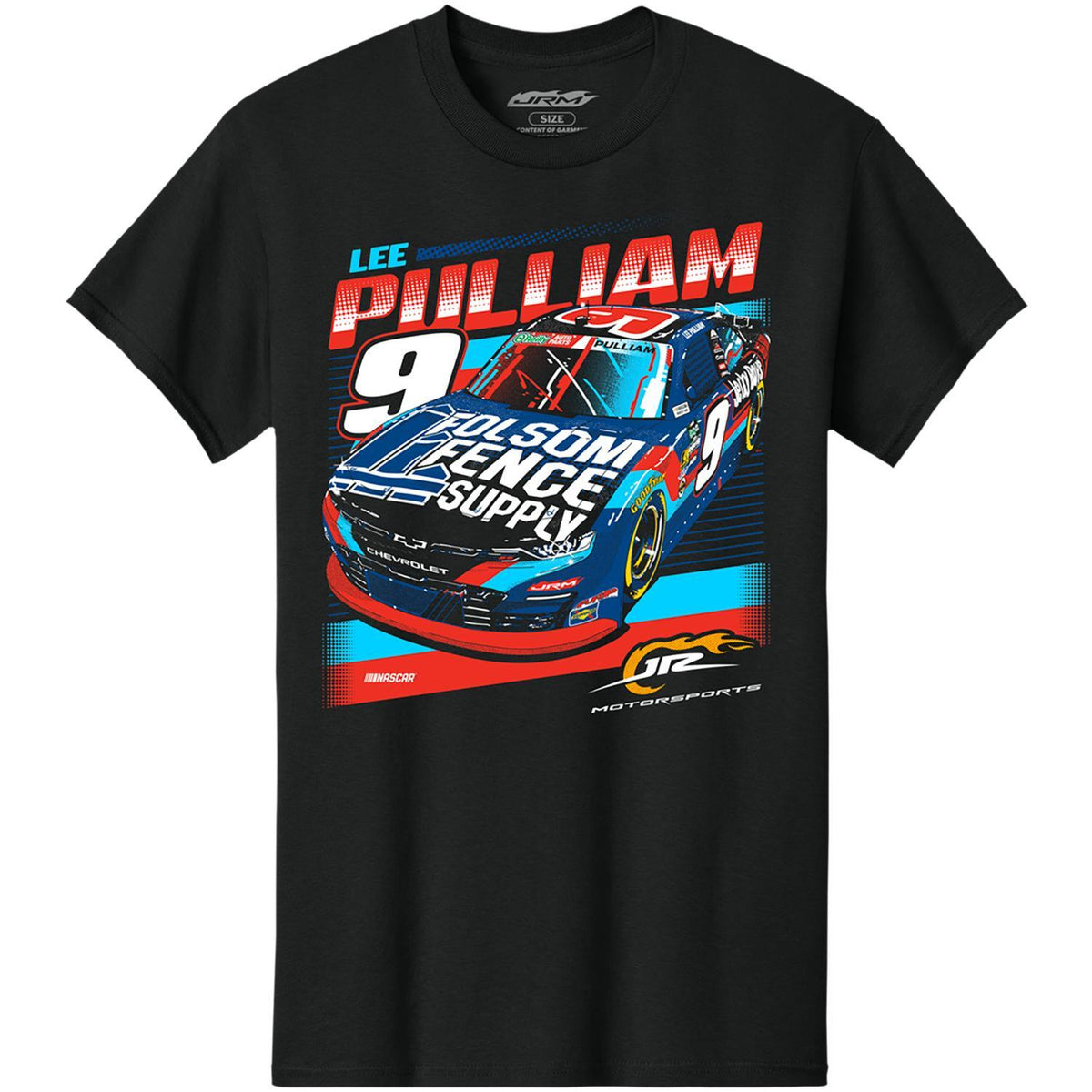 Lee Pulliam #9 Folson Fence Black T-shirt
