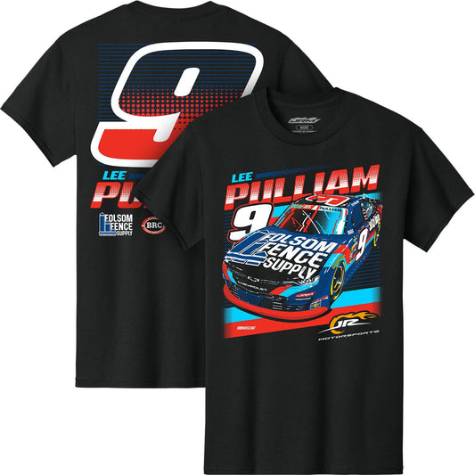 Lee Pulliam #9 Folson Fence Black T-shirt