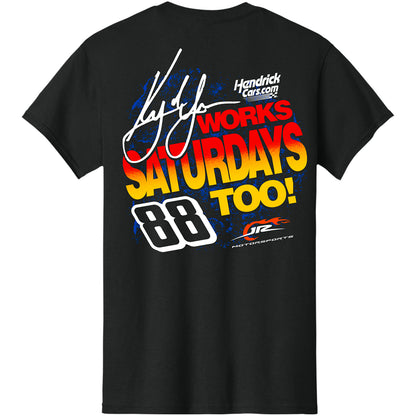 Kyle Larson #88 HendrickCars.com Black T-shirt
