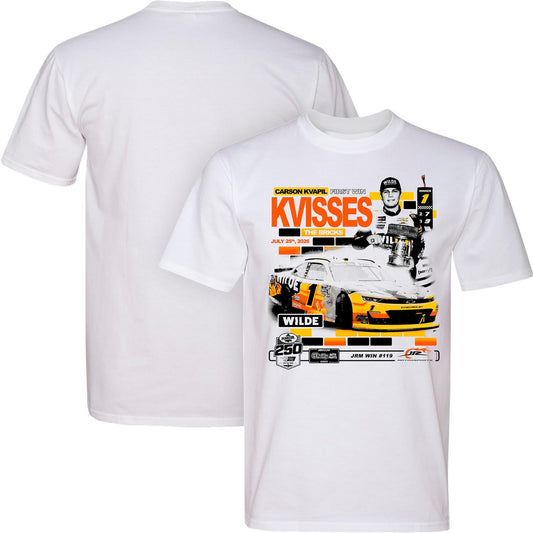 Carson Kvapil #1 2026 Indianapolis RACE WIN T-shirt - First Career Win