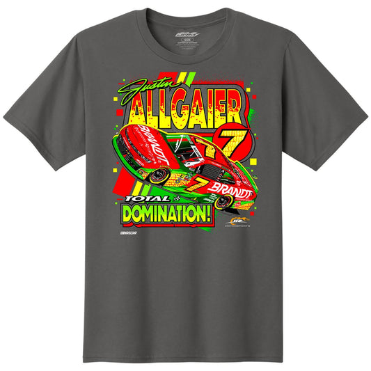 Justin Allgaier #7 Brandt Total Domination T-shirt