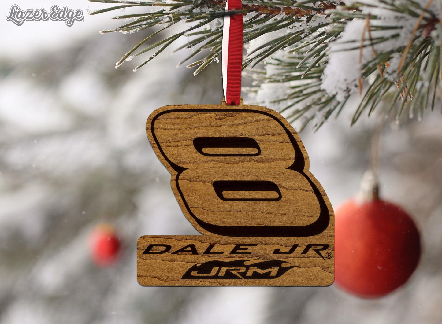 Dale Earnhardt Jr. #8 Wooden Ornament