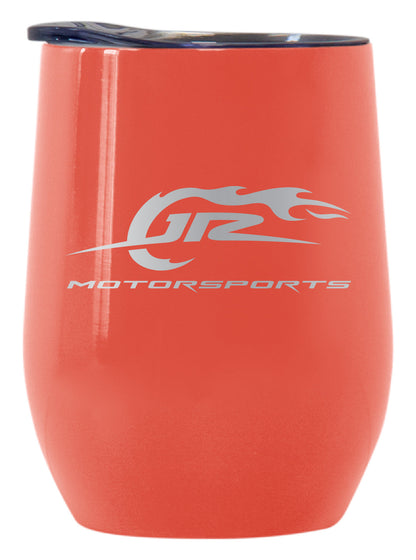 JR Motorsports 12 oz Engraved Insulated Wine Stainless Steel Tumbler