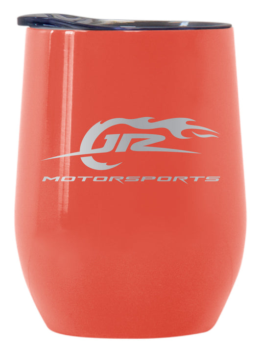 JR Motorsports 12 oz Engraved Insulated Wine Stainless Steel Tumbler