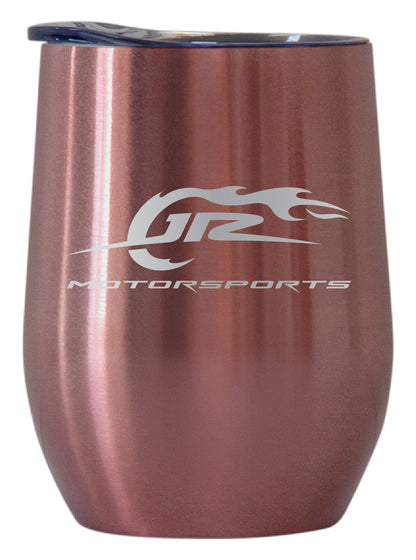 JR Motorsports 12 oz Engraved Insulated Wine Stainless Steel Tumbler