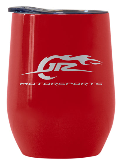JR Motorsports 12 oz Engraved Insulated Wine Stainless Steel Tumbler