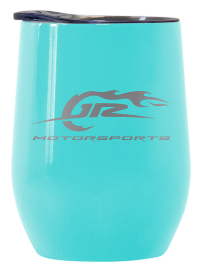 JR Motorsports 12 oz Engraved Insulated Wine Stainless Steel Tumbler