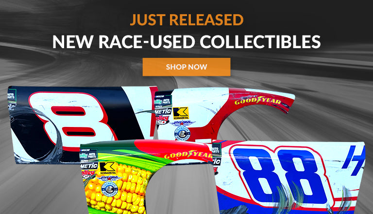 Just released new race-used collectibles. Shop now.