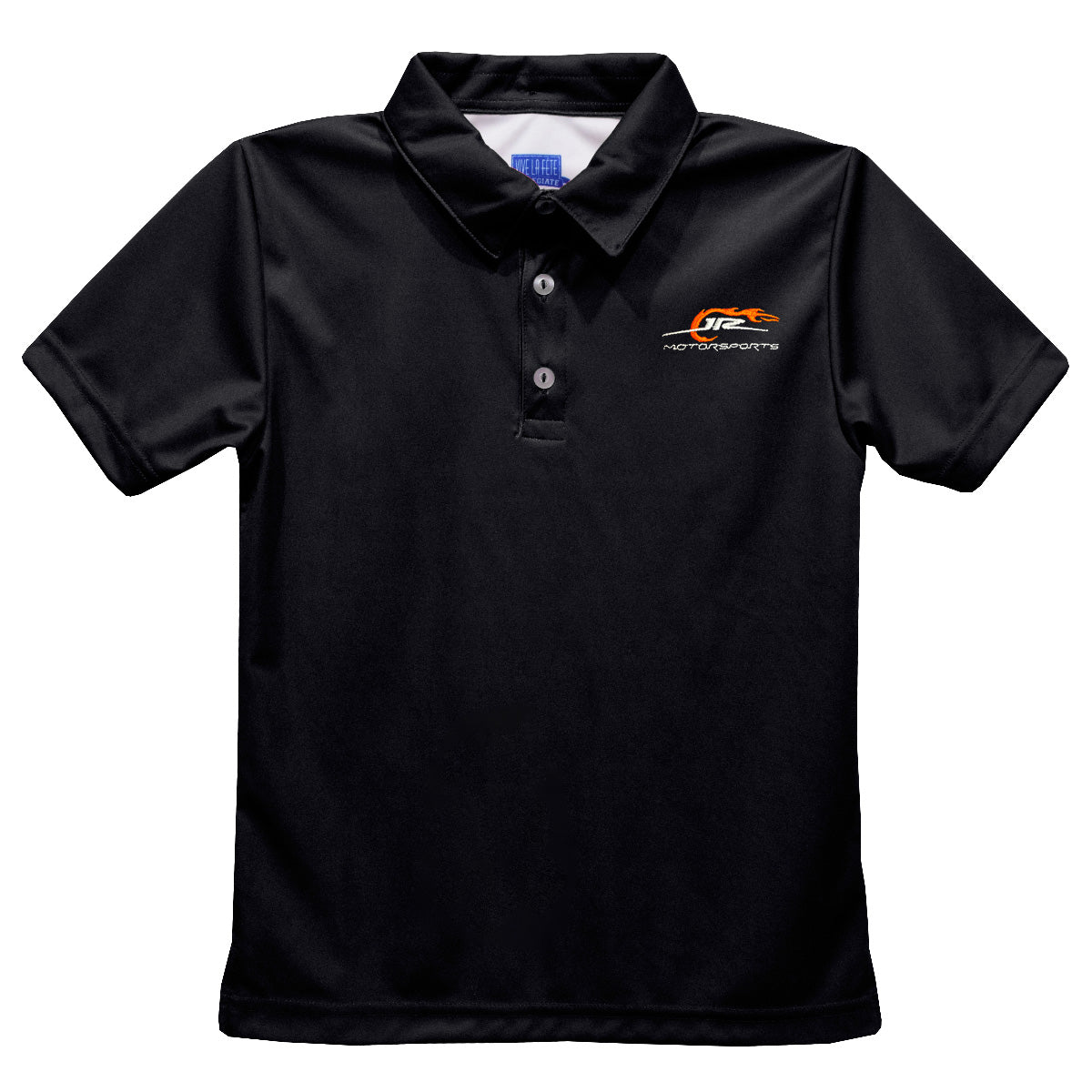 JR Motorsports Vive La Fete Solid Polo - Black