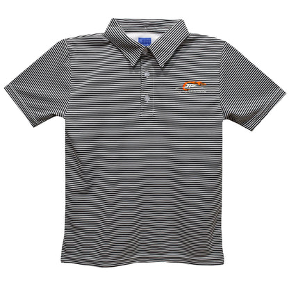 JR Motorsports Vive La Fete Pencil Stripe Polo - Black