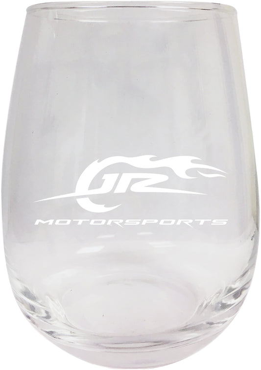 JR Motorsports 15 oz Stemless Wine Glass