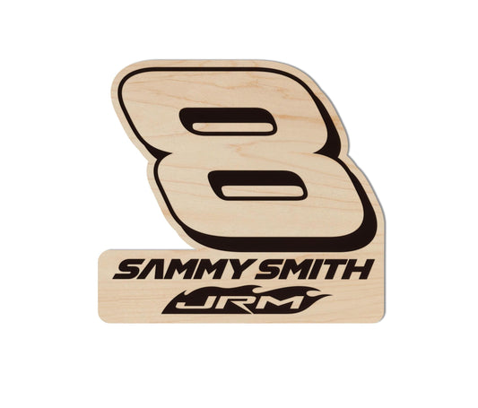 Sammy Smith #8 Wooden Magnet