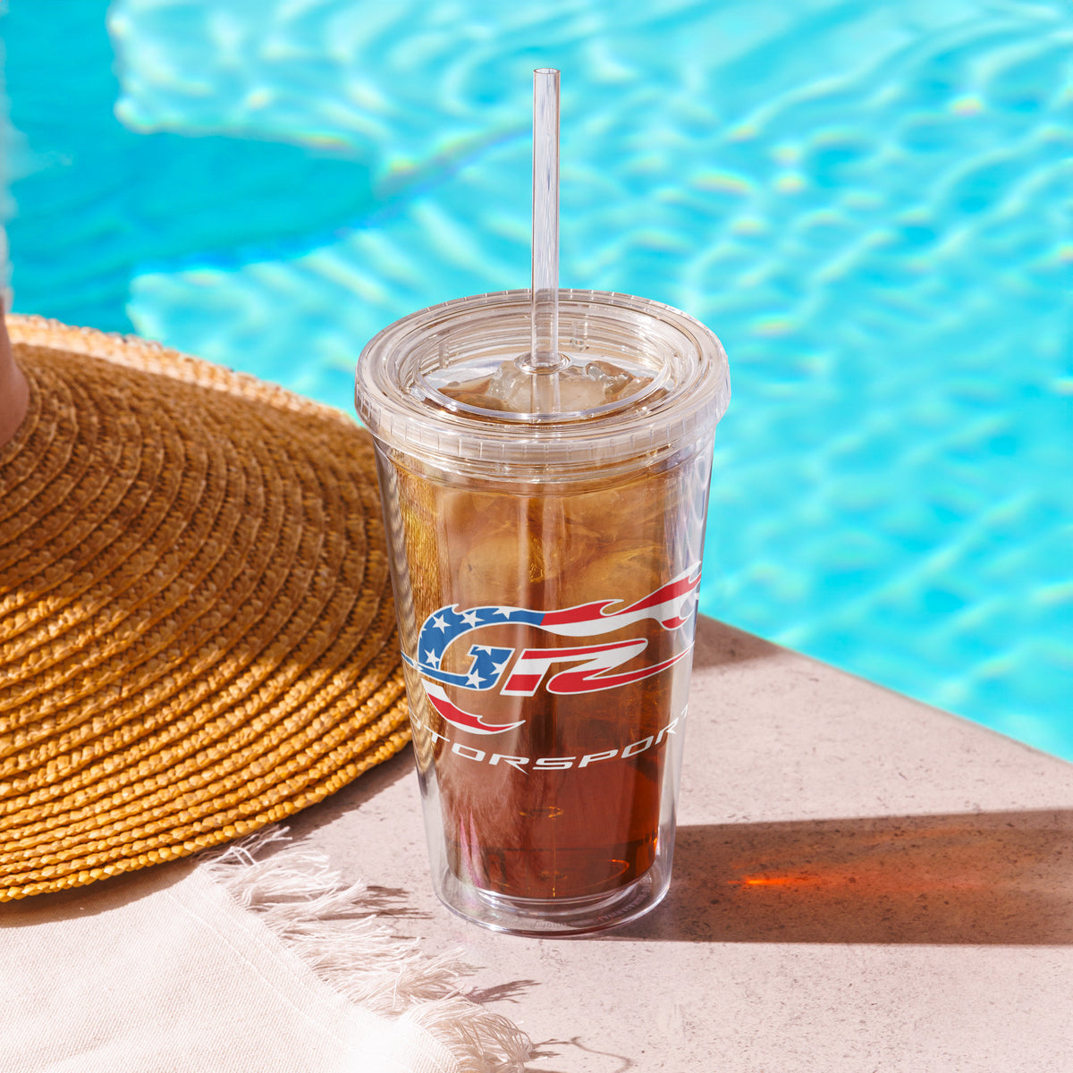 JR Motorsports Patriotic 16oz Plastic Tumbler
