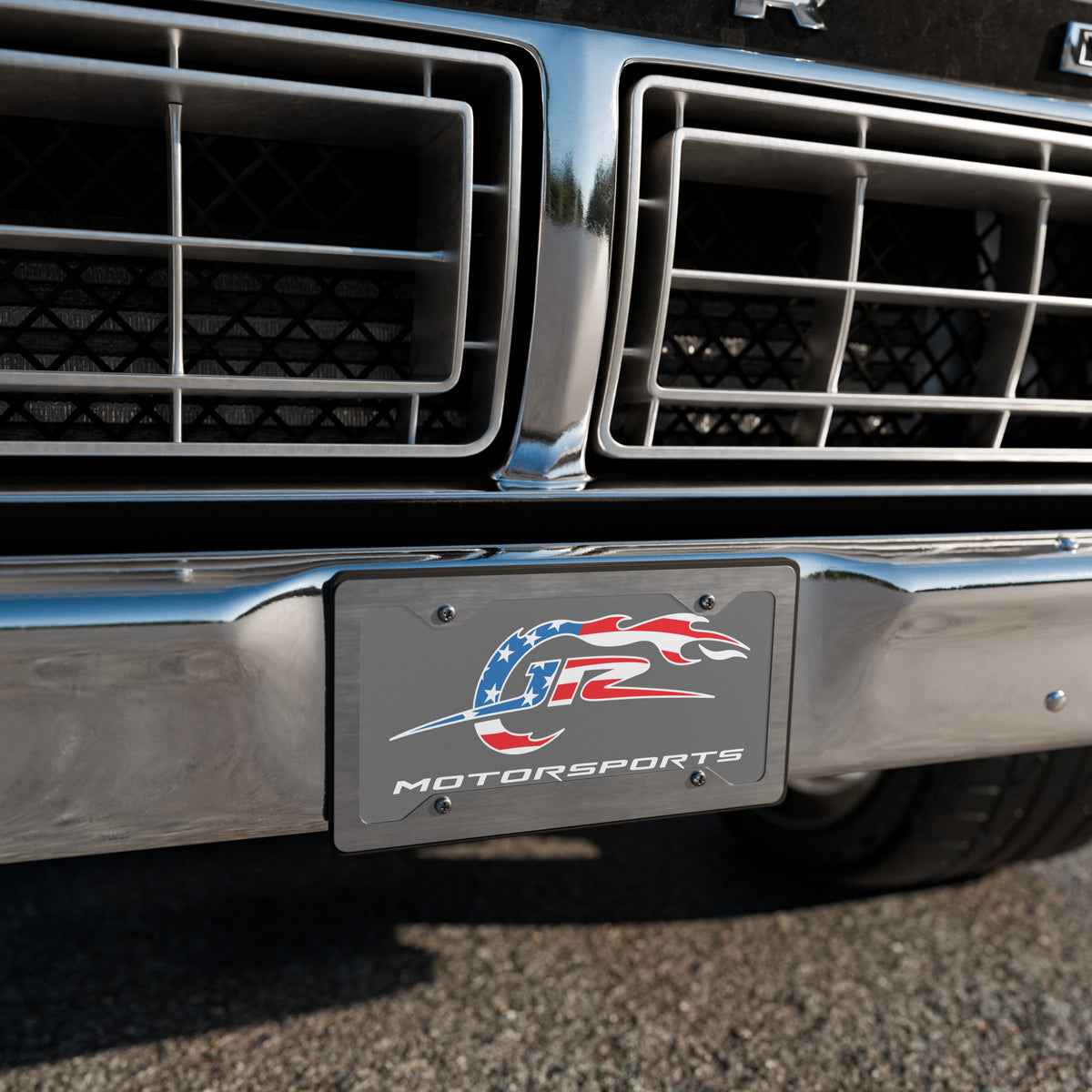 JR Motorsports Patriotic Vanity Plate